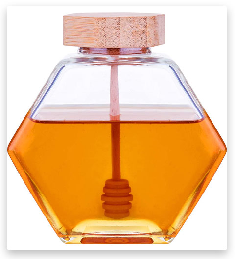 Honey Pot Glass Honey Jar