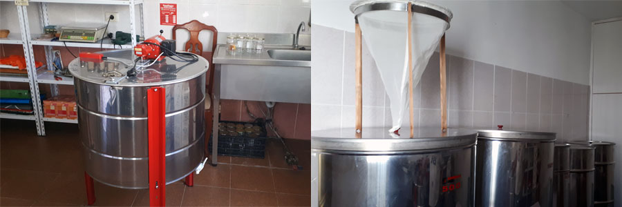 Honey extractor and honey filter