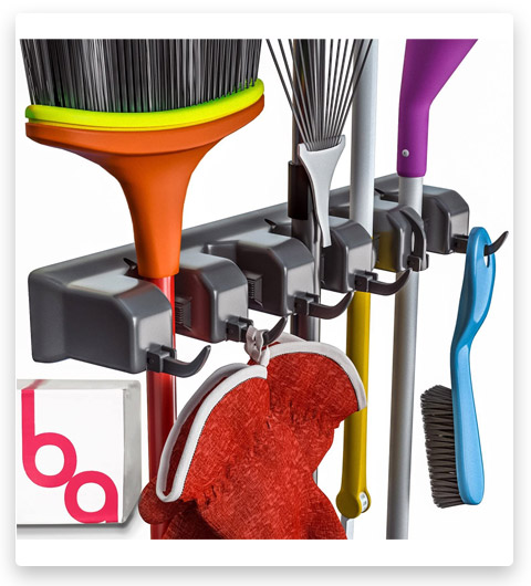 Berry Ave Broom Holder and Garden Tool Organizer
