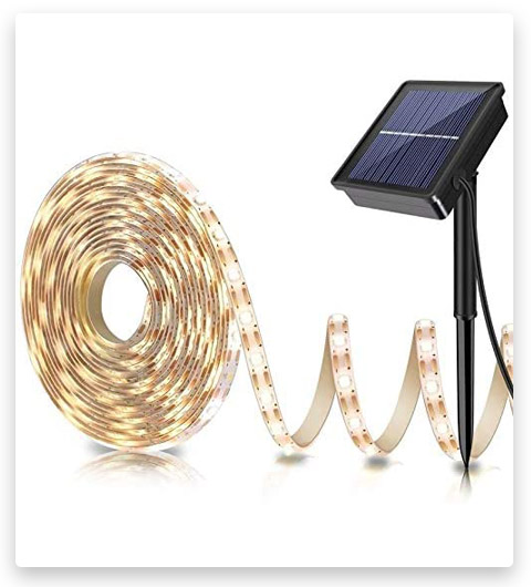 LOGUIDE Outdoor Solar LED Strip Lights