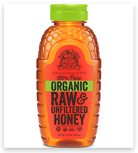 Nature Nate’s USDA Certified Organic, Raw & Unfiltered Honey