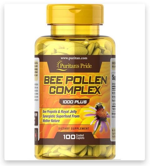Puritan's Pride Bee Pollen Complex 1000 Caplets