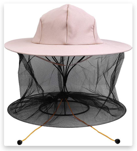 Breathable Anti-bee Cap Cotton Linen Woven Fabric Hat