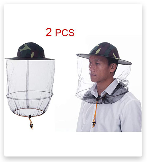 HunterBee Mosquito Head Net Veil Mesh hat