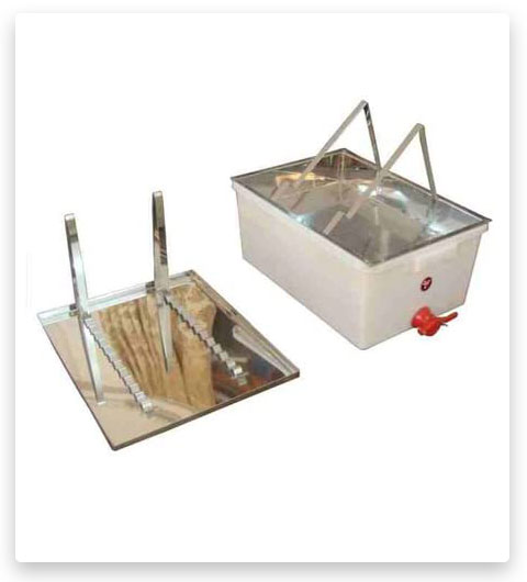 GBBC Honey Uncapping Plastic Bin and Stainless Tray