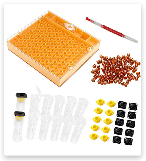 HNDTM Beekeeping Queen Rearing Cell Cup kit Catcher Box