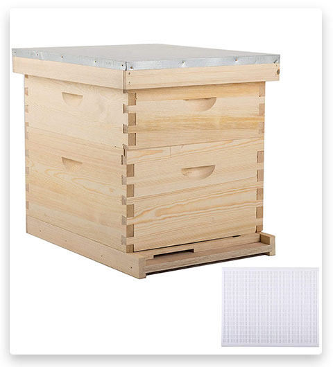 CO-Z 2 Layer Langstroth Beehive Honey Bee House