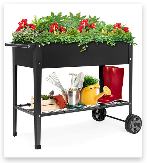 Best Choice Products Mobile Raised Planter Garden Bed