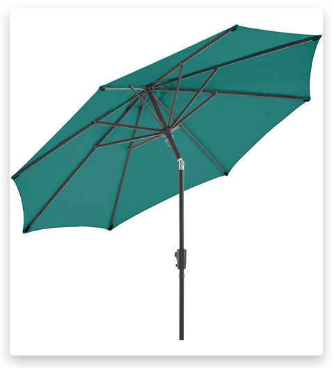 BLUU Olefin Patio Market Umbrella