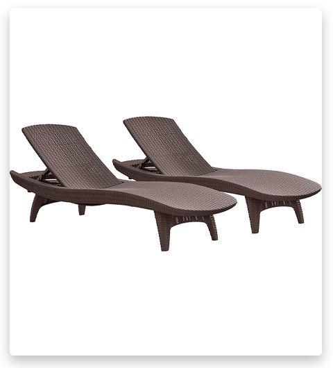 Keter Set Outdoor Chaise Pool Chairs